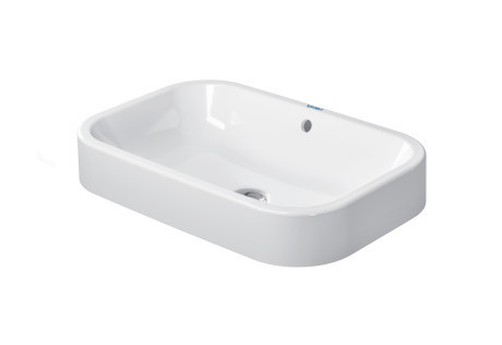 Duravit Happy D.2 umywalka stawiana na blat 60cm 60x40 z przelewem biały alpin 2314600000