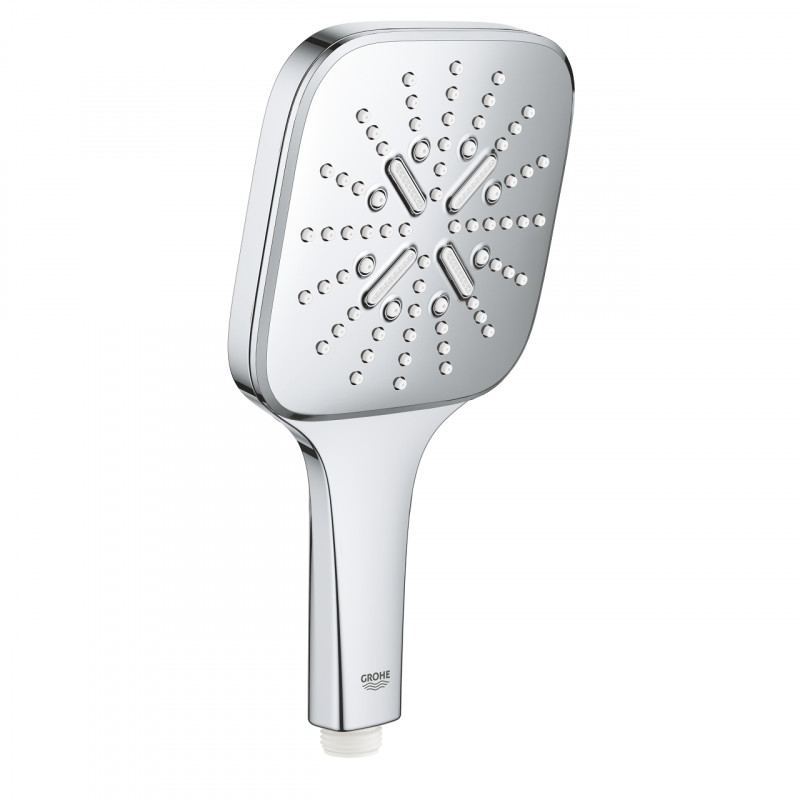 Grohe Rainshower SmartActive 130 Cube słuchawka prysznicowa 3 strumienie chrom połysk 26582000