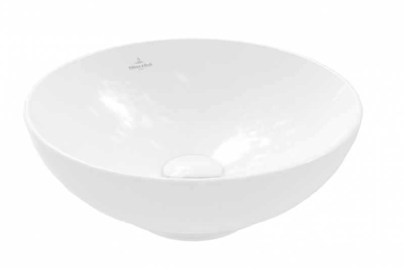 Villeroy&Boch Loop&Friends umywalka stawiana na blat 38x38 cm biała Weiss Alpin 4A450101