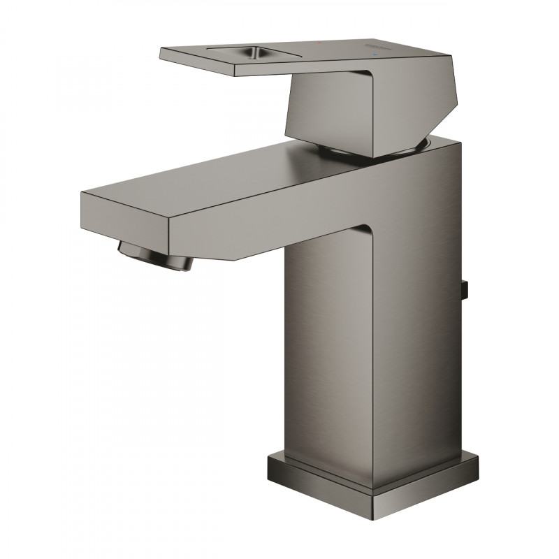 Grohe Eurocube bateria umywalkowa z korkiem grafit szczotkowany Brushed Hard Graphite 23127AL0