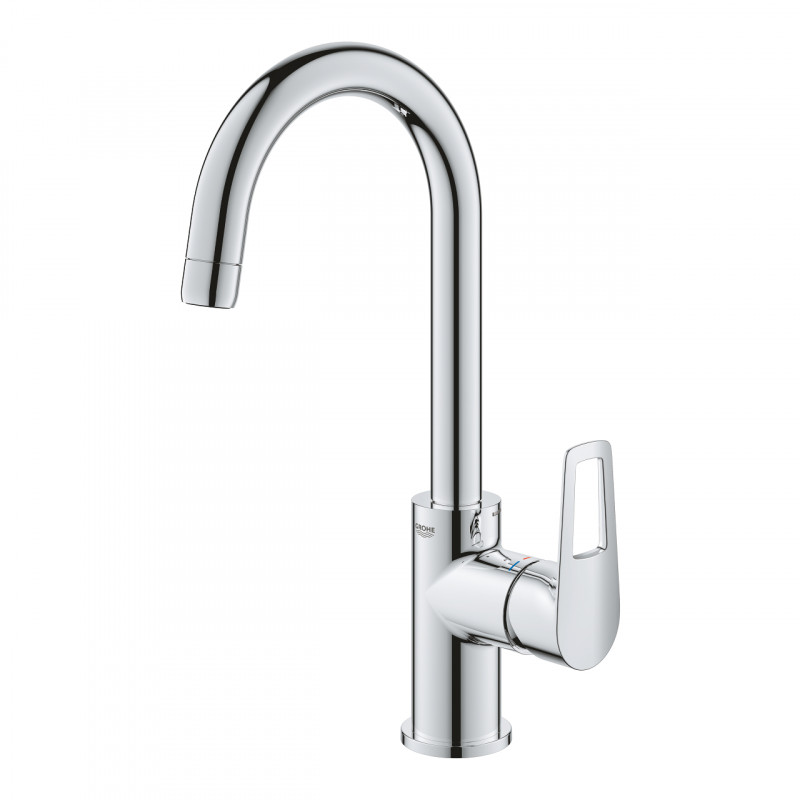 Grohe BauLoop L bateria umywalkowa z korkiem automatycznym chrom połysk 23763001