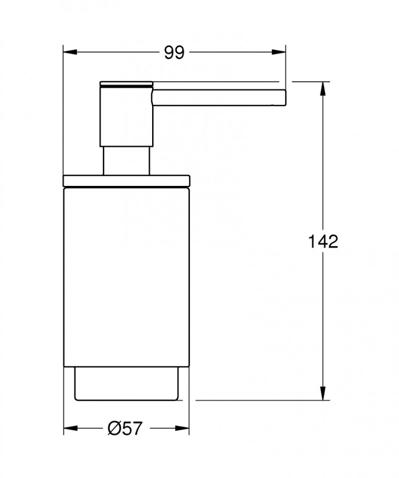 Grohe Selection dozownik do mydła szkło/chrom 41028000