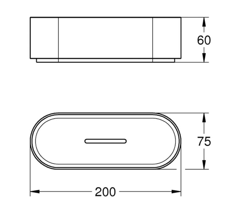 Grohe Selection półka prysznicowa bez uchwytu 41037000