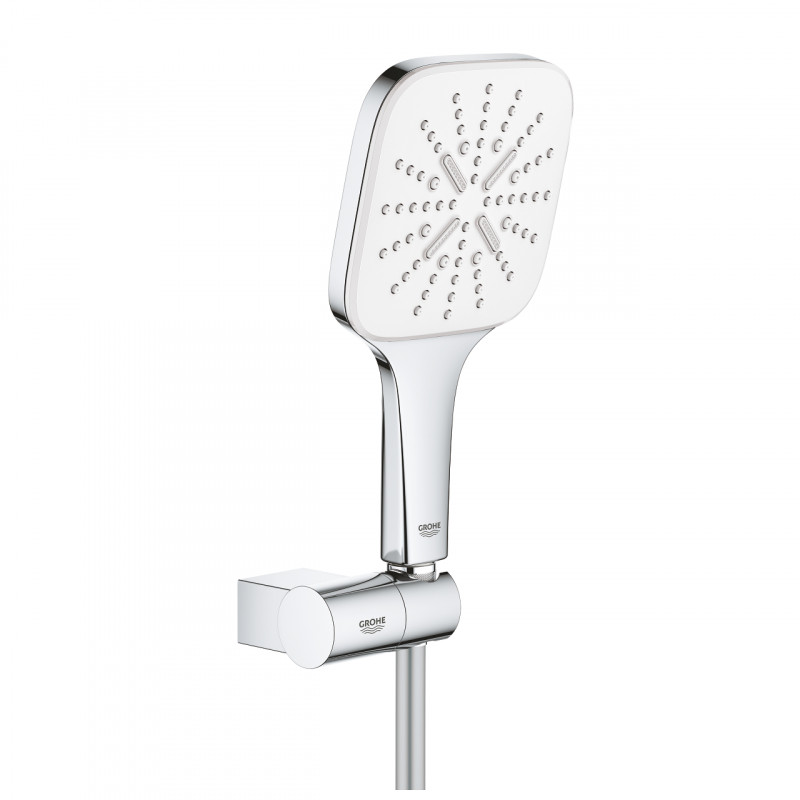 Grohe Rainshower SmartActive 130 Cube zestaw prysznicowy punktowy moon white 26588LS0