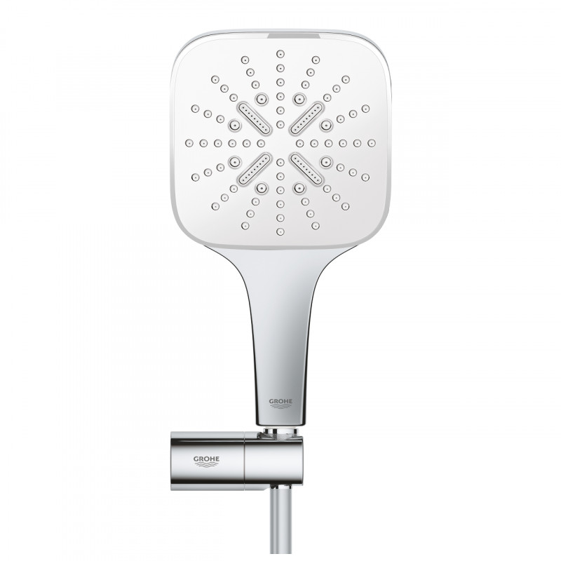 Grohe Rainshower SmartActive 130 Cube zestaw prysznicowy punktowy moon white 26588LS0