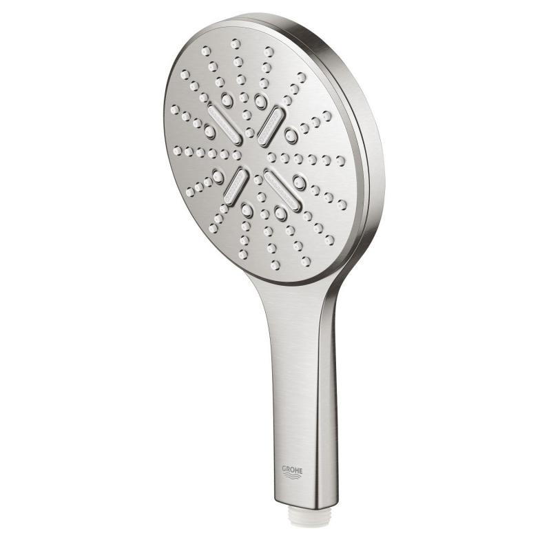 Grohe Rainshower SmartActive 130 słuchawka prysznicowa 3 strumienie stal nierdzewna 26574DC0