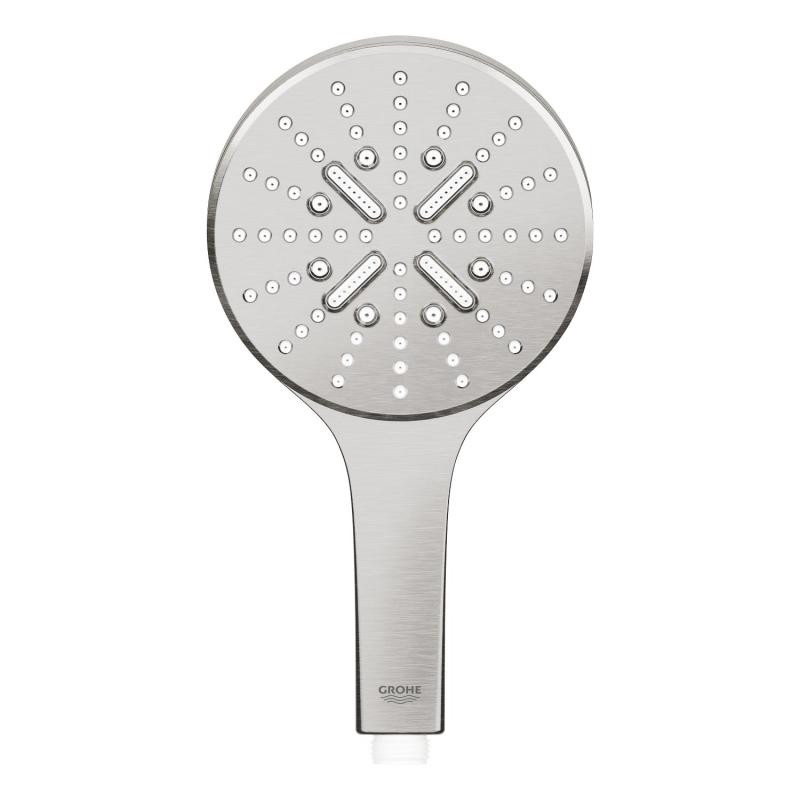 Grohe Rainshower SmartActive 130 słuchawka prysznicowa 3 strumienie stal nierdzewna 26574DC0