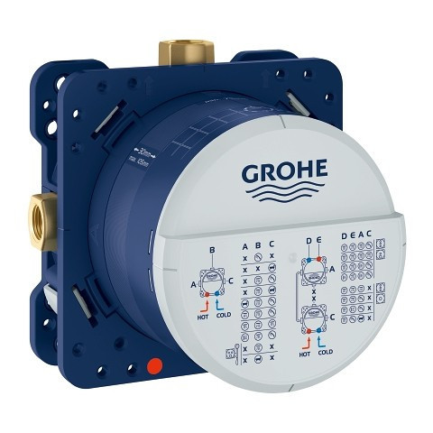 Grohe Essence zestaw podtynkowy z wylewką wannową kompletny grafit polerowany hard graphite