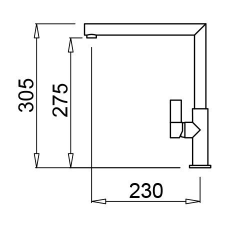 Elleci Ares bateria kuchenna zlewozmywakowa z obrotową wylewką Metaltek M73 titanium MMKARE73