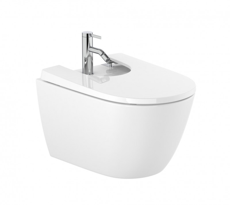 Roca Ona Rimless bidet wiszący 53x36 cm biały A357685000