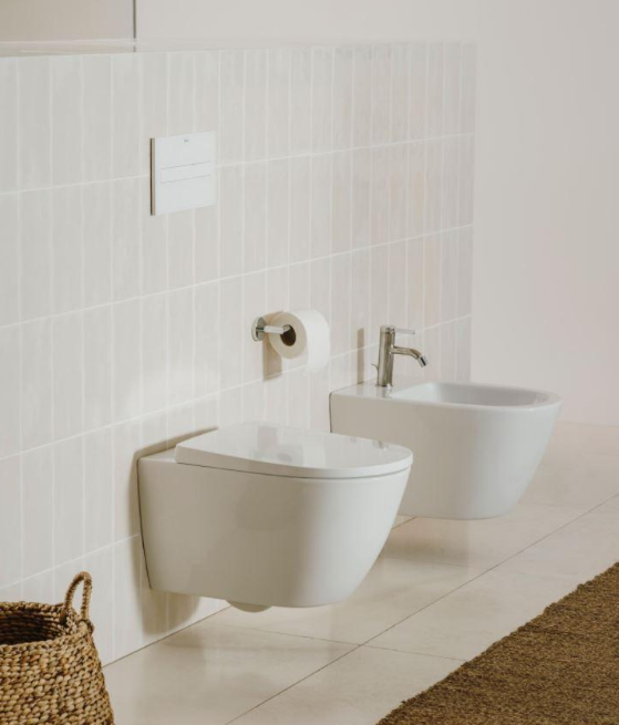 Roca Ona Rimless bidet wiszący 53x36 cm biały A357685000