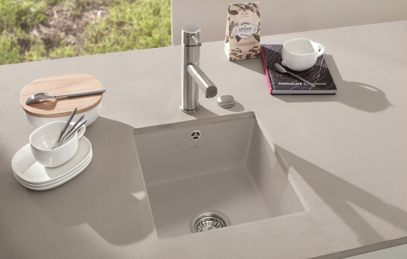 Villeroy&Boch Subway 45 SU zlewozmywak ceramiczny 1 komora podwieszana Weiss Alpin CeramicPlus 332401R1