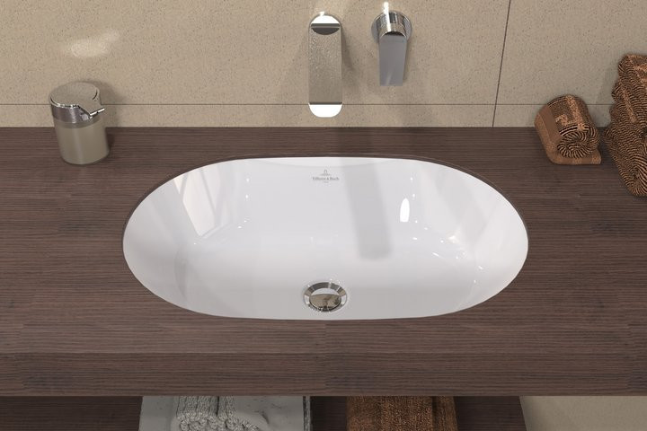 Villeroy&Boch Architectura umywalka podblatowa 57x37,5 biała weiss alpin CeramicPlus 5A7661R1