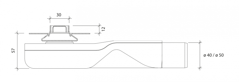 Wiper Intensi 316 Uno Lan odpływ liniowy na wymiar 40-120 cm srebrny szlif 500.0259.32.120