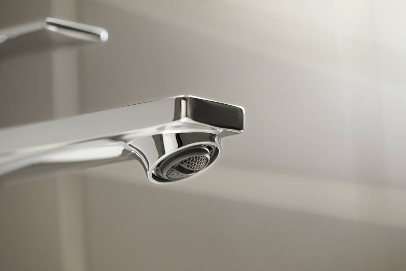 Hansgrohe Rebris E bateria umywalkowa wysoka 240 CoolStart z korkiem chrom połysk 72581000