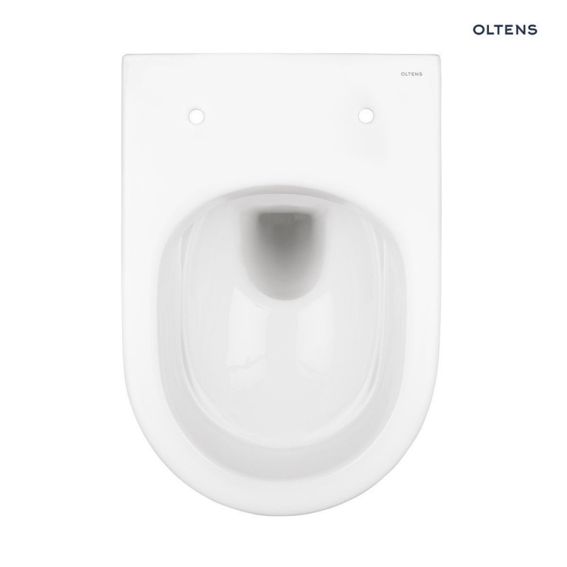 Oltens Holsted muszla wisząca PureRim z powłoką SmartClean biały 42516000