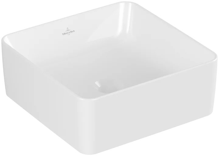 Villeroy&Boch Collaro umywalka nablatowa / stawiana na blat 38 X 38 cm biała weiss alpin 4A213801