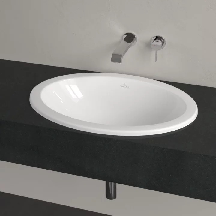 Villeroy&Boch Loop&Friends umywalka wpuszczana w blat 66x47 biała weiss alpin CeramicPlus 4A6300R1