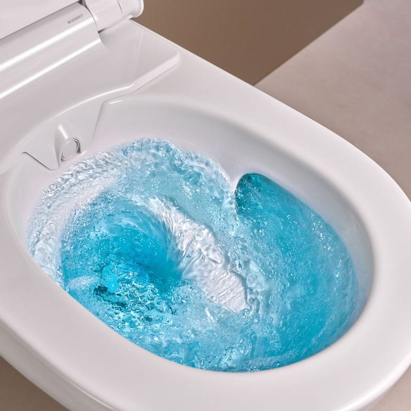 Geberit AquaClean Alba muszla WC myjąca z deską wolnoopadającą biały alpin 146.350.01.1