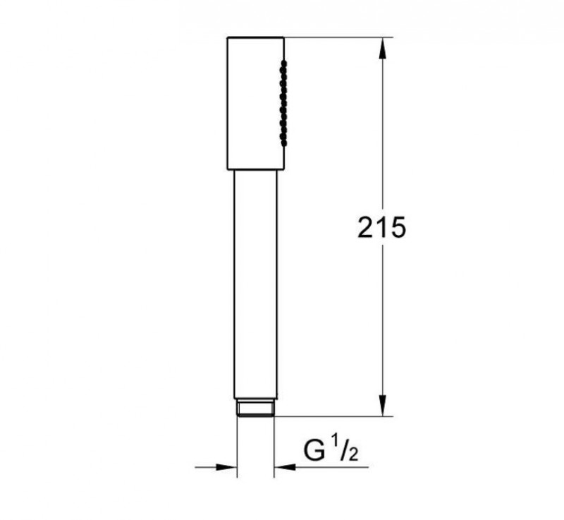 Grohe Rainshower Aqua Stick główka słuchawka prysznicowa złoty szczotkowany Brushed Cool Sunrise 26866GN0