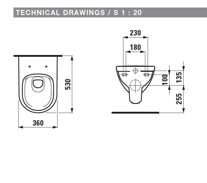 Laufen PRO-B Rimless muszla wisząca + deska wolnoopadająca H8669510000001