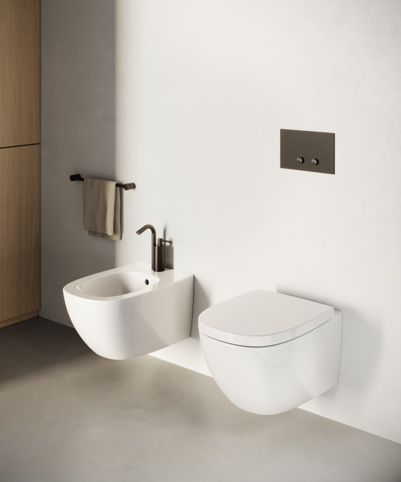 Catalano Alvea Silentech bidet wiszący 53x36 biały połysk Cataglaze 0618531001